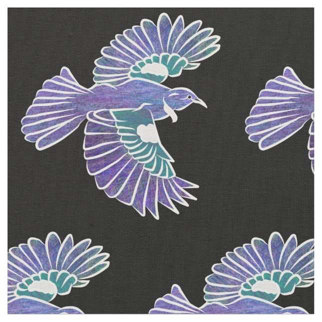 Tui Bird Nya Zeeland Flygande Tyg (Närbild)