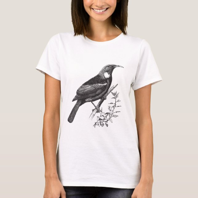 Tui New Zealand Bird T-Shirt (Framsida)