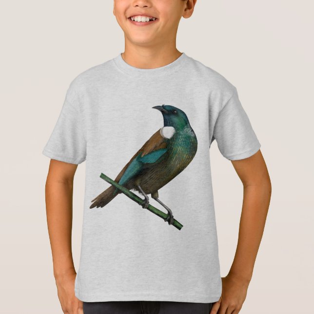 Tui New Zealands Bird T Shirt (Framsida)