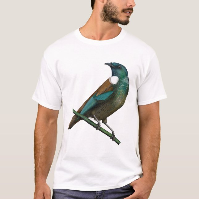 Tui New Zealands Bird T Shirt (Framsida)