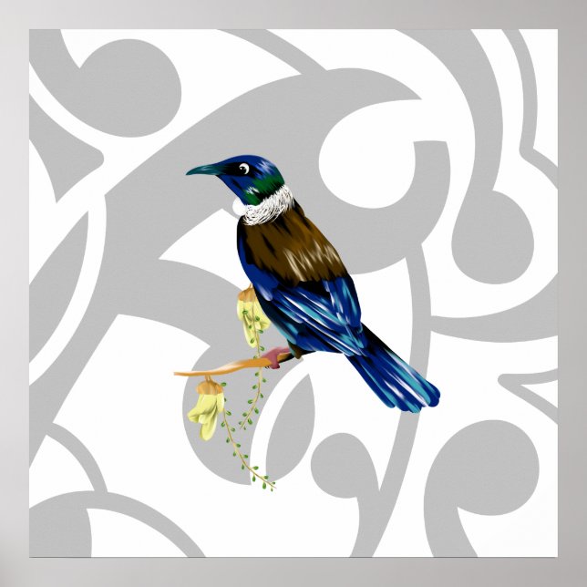 Tui NZ Bird Poster (Framsidan)