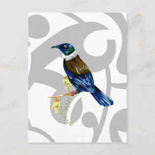 Tui NZ Fågel Vykort