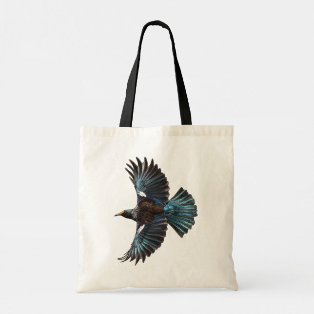 Tūī Tote Bag Tygkasse (Baksida)