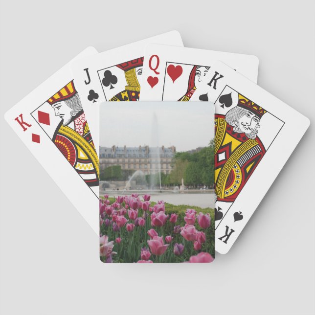 Tuileries Garden in bloom Spel Kort (Baksidan)