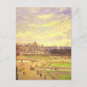 Tuileries Gardens 2 av Camille Pissarro Vykort