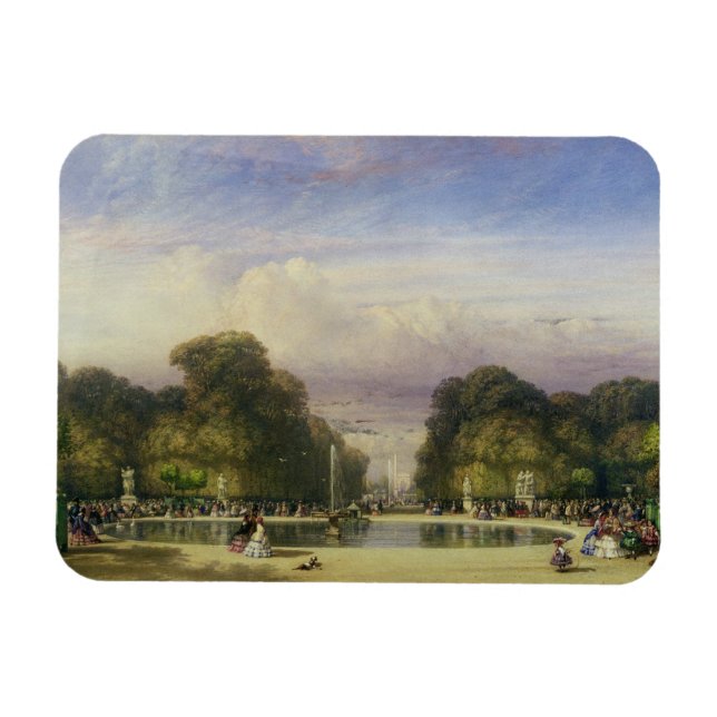 Tuileries Gardens, med Arc de Triomphe i Magnet (Horisontell)