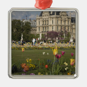 Tuileries trädgård, Louvre, Paris, Frankrike Julgransprydnad Metall
