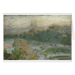 Tuileriesen. Studie (1876) Hälsningskort