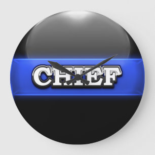 Tuin Blue Line Polisbyrå Stor Klocka