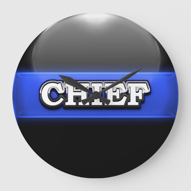 Tuin Blue Line Polisbyrå Stor Klocka (Framsida)