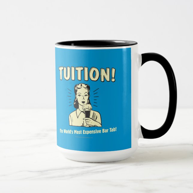 Tuition: Den dyraste fliken Pub Mugg (Höger)