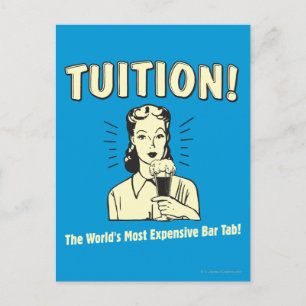 Tuition: Den dyraste fliken Pub Vykort