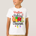 Tuitti Fruktig Brother of the Birthday Girl  T Shirt<br><div class="desc">Firar födelsedag med denna speciella t-shirt,  speciell och personlig design</div>