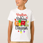 Tuitti Fruktig Brother of the Birthday Girl T Shirt<br><div class="desc">Firar födelsedag med denna speciella t-shirt,  speciell och personlig design</div>