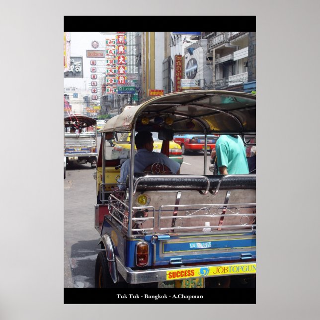 Tuk Tuk Bangkok Poster (Framsidan)