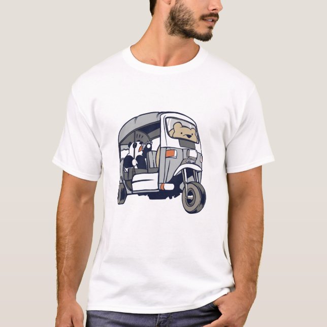 Tuk Tuk Bears T Shirt (Framsida)