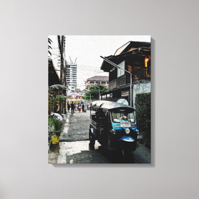 Tuk Tuk i Bangkok Thailand Canvastryck (Framsida)