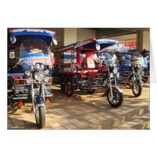 Tuk Tuk Showroom ... Udon Thani, Isaan Card Hälsningskort