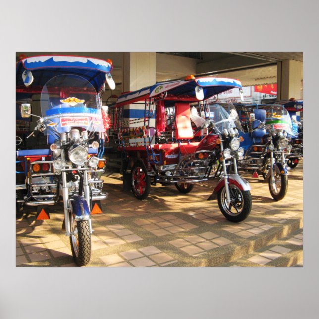 Tuk Tuk-showroom ... Udon Thani, Isaan Poster (Framsidan)