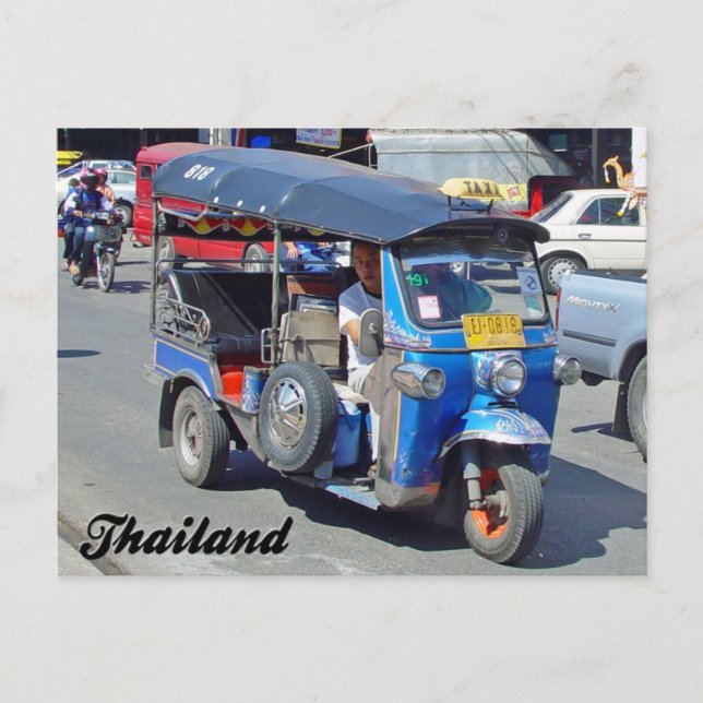 Tuk Tuk Thailand-vykort Vykort (Framsida)