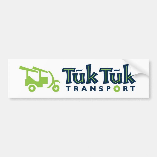 Tuk Tuk transport Bildekal (Framsidan)