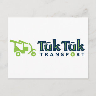 Tuk Tuk Transport Vykort