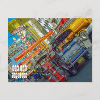 Tuk Tuk-tur i Bangkok Vykort