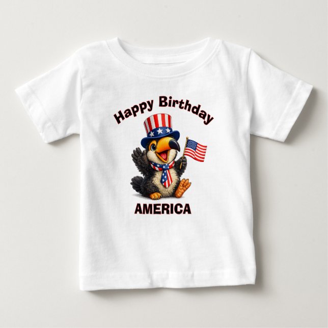 Tukan (4k) Fosterlandskänsla Barn T-Shirt (Framsida)