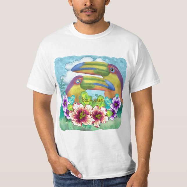 Tukan älskare t-shirt (Framsida)