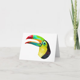 Tukan Handritad Digital Konst Kort