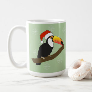 Tukan julsnöflingor kaffemugg