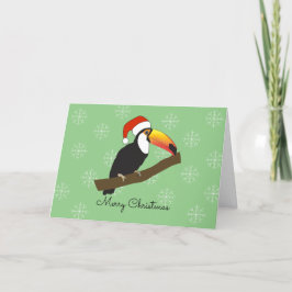 Tukan Snöflingor Jul Helgkort