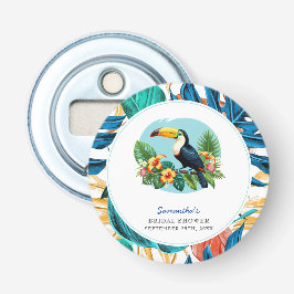 Tukan Tropisk regnskog Sommar Bröllopsdusch Flasköppnare