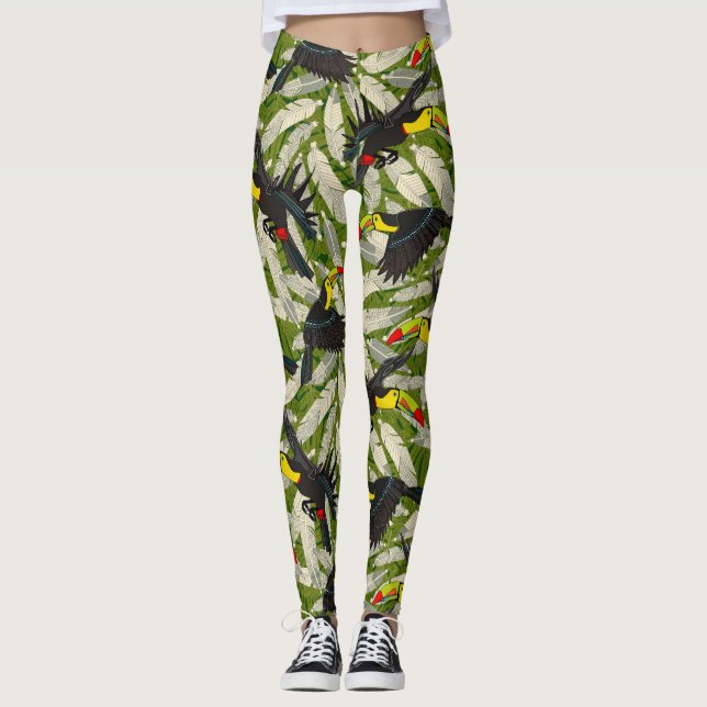 tukandjungel leggings (Framsida)