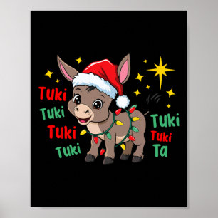 Tuki Tuki Donkey Tis Season Mexikos spanska kronor Poster
