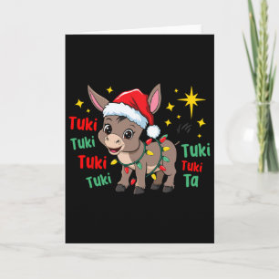 Tuki Tuki Donkey Tis The Season Mexikansk Spansk C Kort