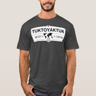 Tuktoyaktuk Northwest Territories Coordinates GPS T Shirt