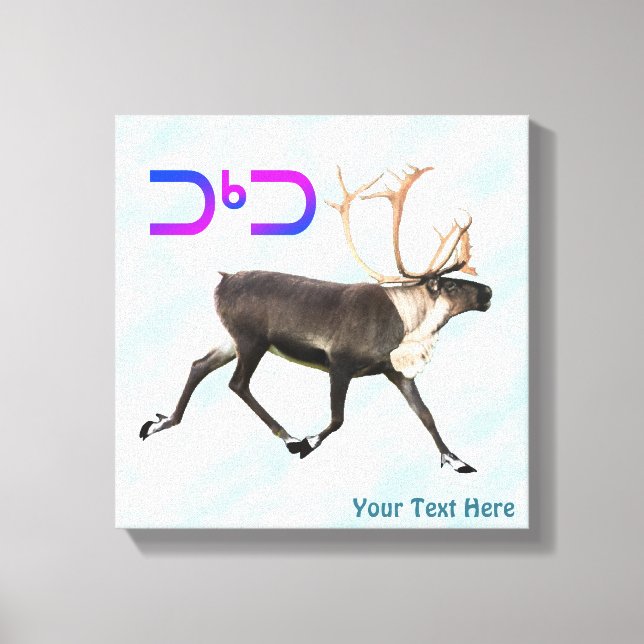 Tuktu - Västindiou Snö Canvastryck (Framsida)