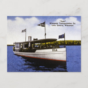 "Tula" Wisconsin Transport Co. Vykort