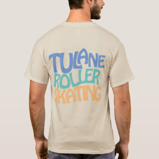 "Tulane Roller Skating" Tan Graphic T-shirt