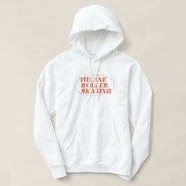 Tulane Roller Skatt Vit sötskjorta Hoodie