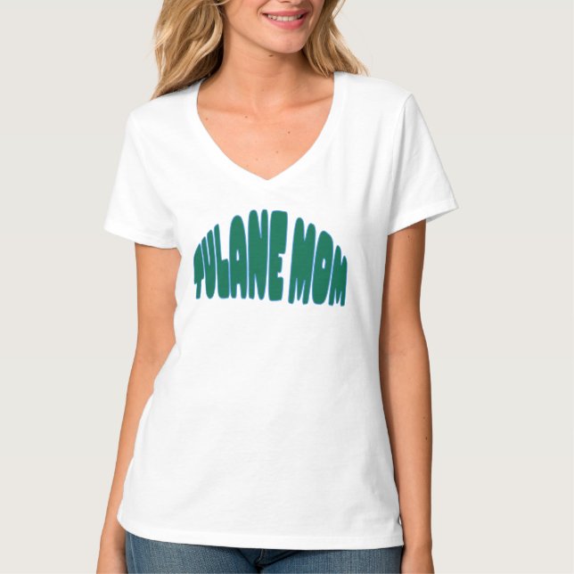 TULANE UNIVERSITY MOMSAKER  T SHIRT (Framsida)