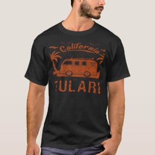 Tulare CA California retro vintage surfstrand T Shirt