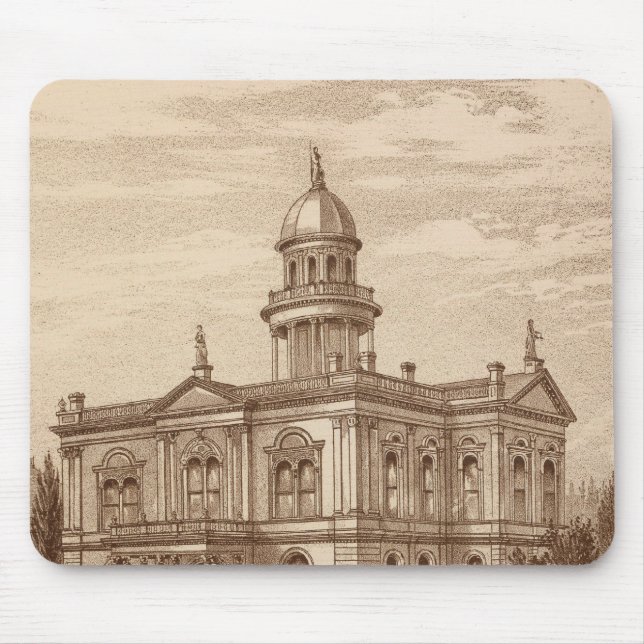 Tulare County Court House Musmatta (Framsidan)