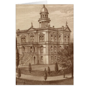Tulare Court House Hälsningskort