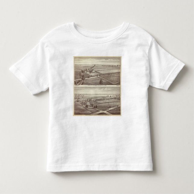 Tulare lantgårdar t-shirt (Framsida)
