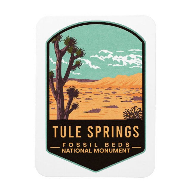 Tule Vår Fossil Beds NM Magnet (Vertikal)