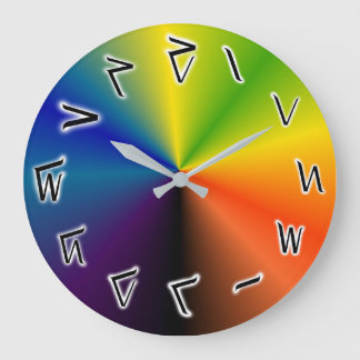 Tulimaq akrylväggsklocka stor klocka