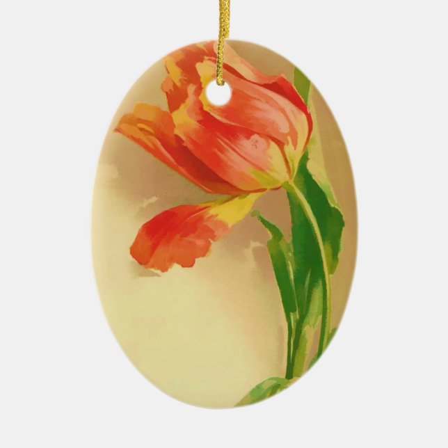 Tulip Art av Catherine Klein Ornament (Framsidan)