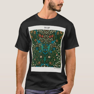 Tulip av William Morris, Abstrakt vintage modern b T Shirt